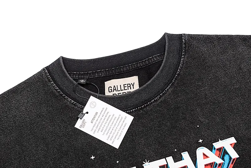 GALLERY. DEPT new short-sleeved T-shirt Style number: D2282P110 Color: Black Size: S M L XL